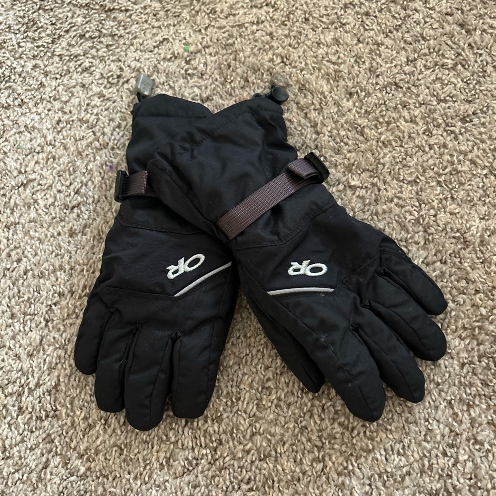 Outdoor Research Adrenaline Gloves Kids Winter Nylon Hiking Snow Waterproof Lg